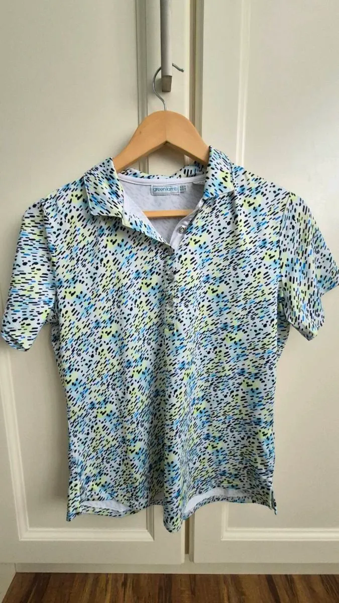 Green lamb polo shirt - Image 1