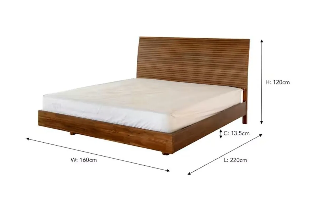Mooring Bed Frame | Super King | 6ft | Natural - Image 1