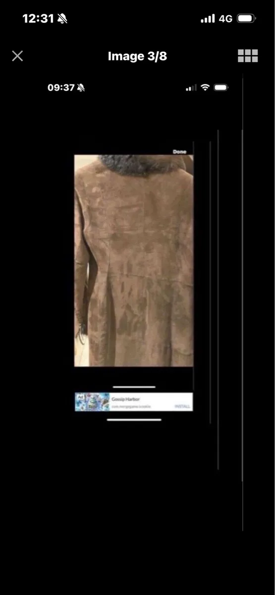 Andrew Mark Sherling Lamb Suede Coat - Image 3