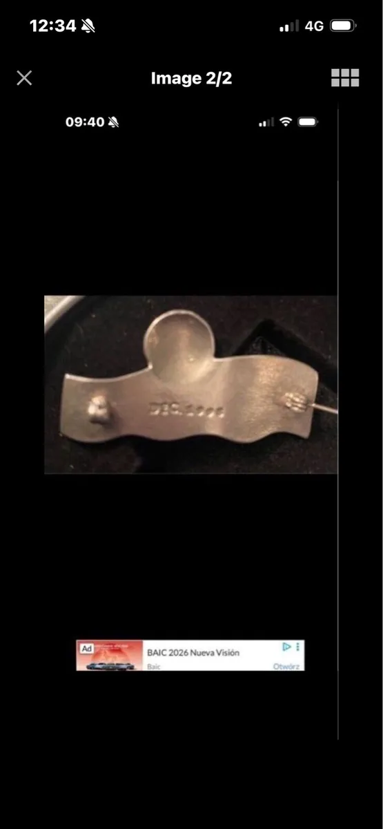 Rare Vintage Riverdance Silver Brooch - Image 2