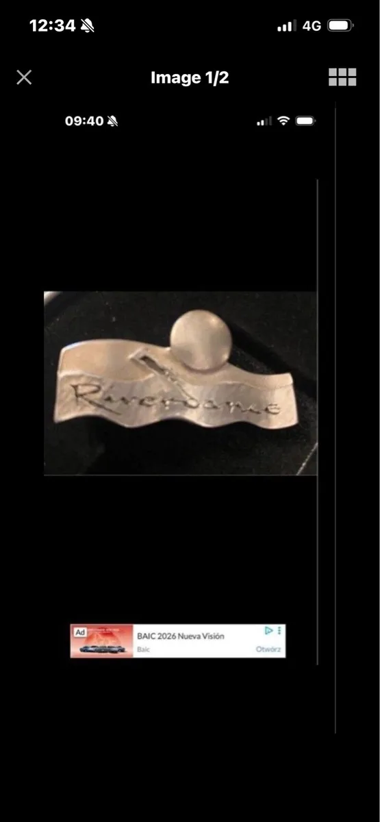 Rare Vintage Riverdance Silver Brooch - Image 1