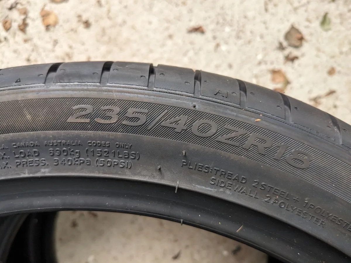 Tyre 235/40/ZR18 - Image 3