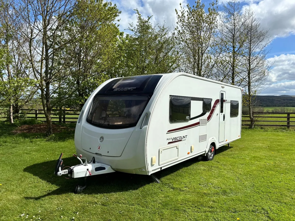 Swift 6 berth caravan (inc awning & mover) - Image 1