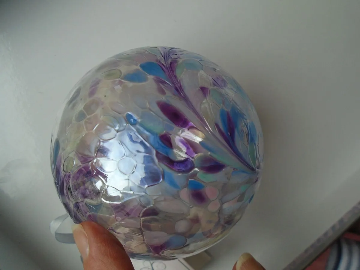 Coloured glass ball, Home decor, Gift - Image 2