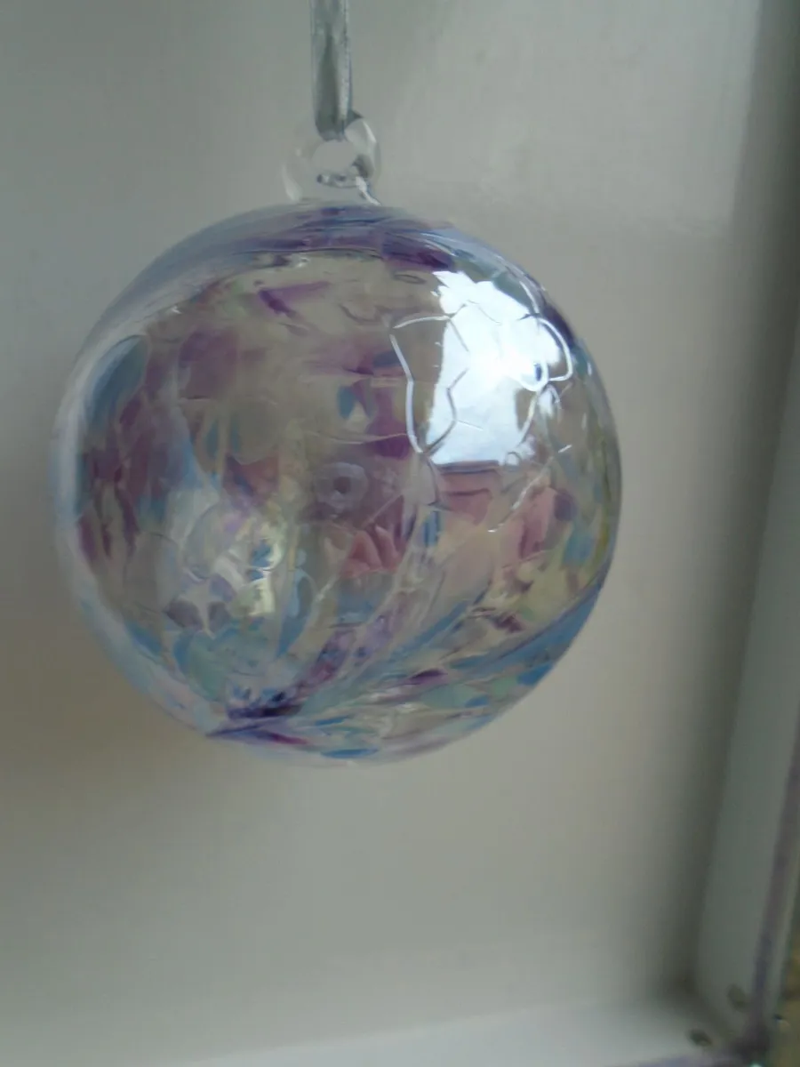 Coloured glass ball, Home decor, Gift - Image 4