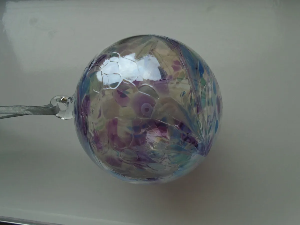 Coloured glass ball, Home decor, Gift - Image 3