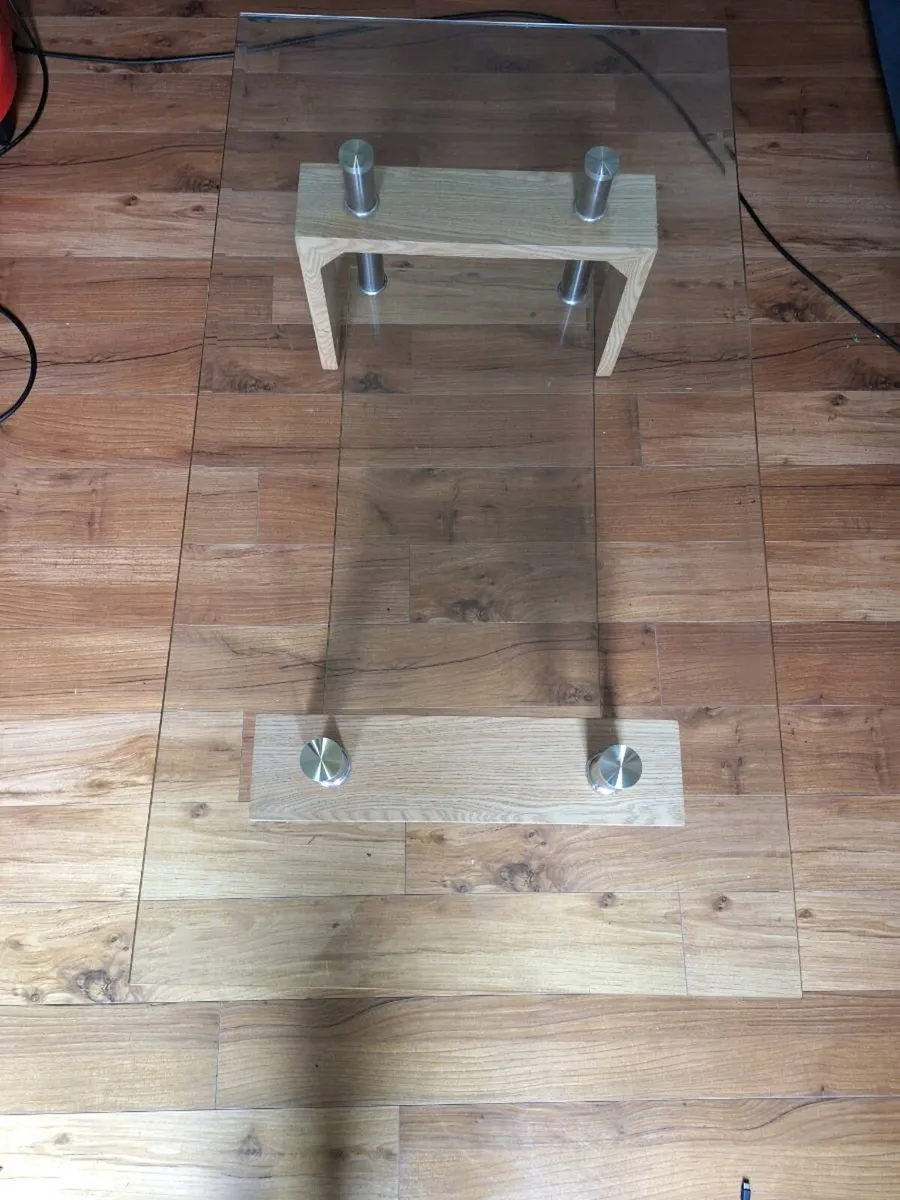 Glass coffee table - Image 2