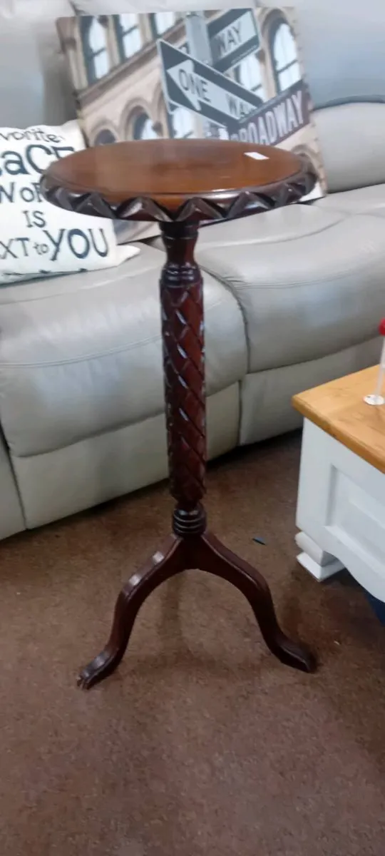 Decorative Mahogany Plant Stand
