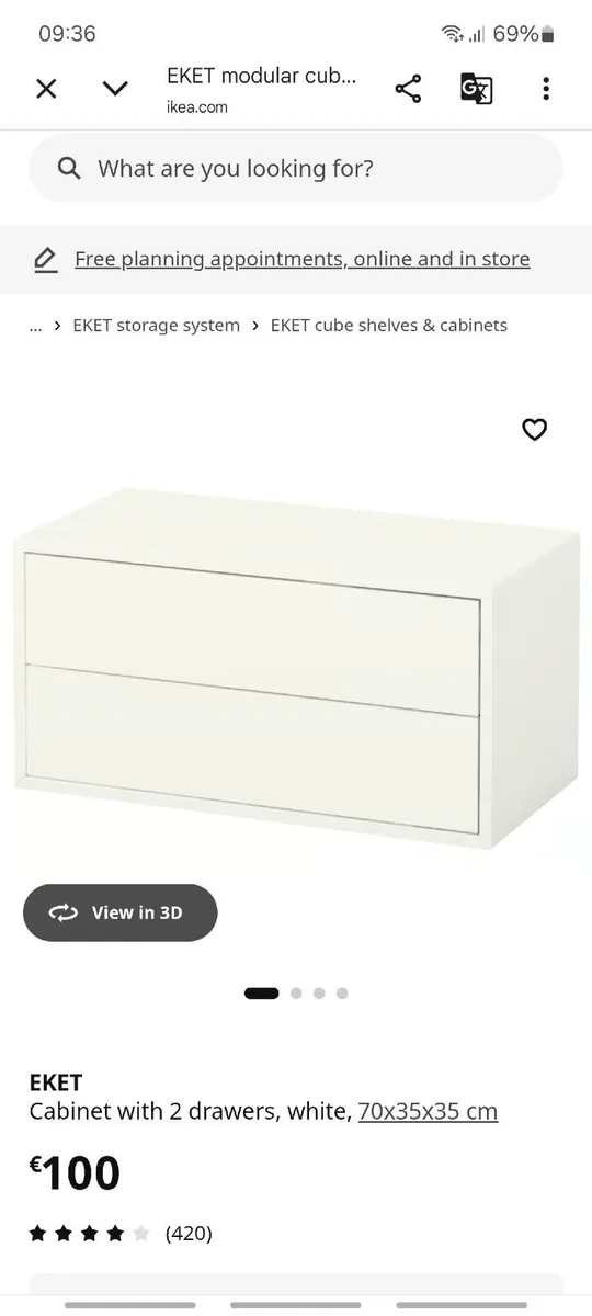 2 x Drawers - brand new still in boxes, never used - Image 1
