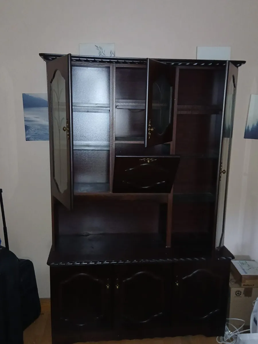 Mahogany 6 door cabinet - Image 1