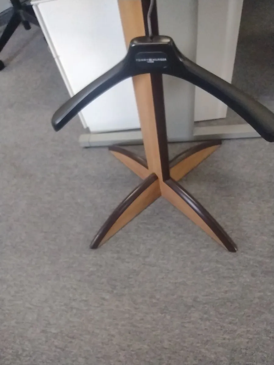 Heavy Oak & walnut hall/ Homeoffice coat stand - Image 3