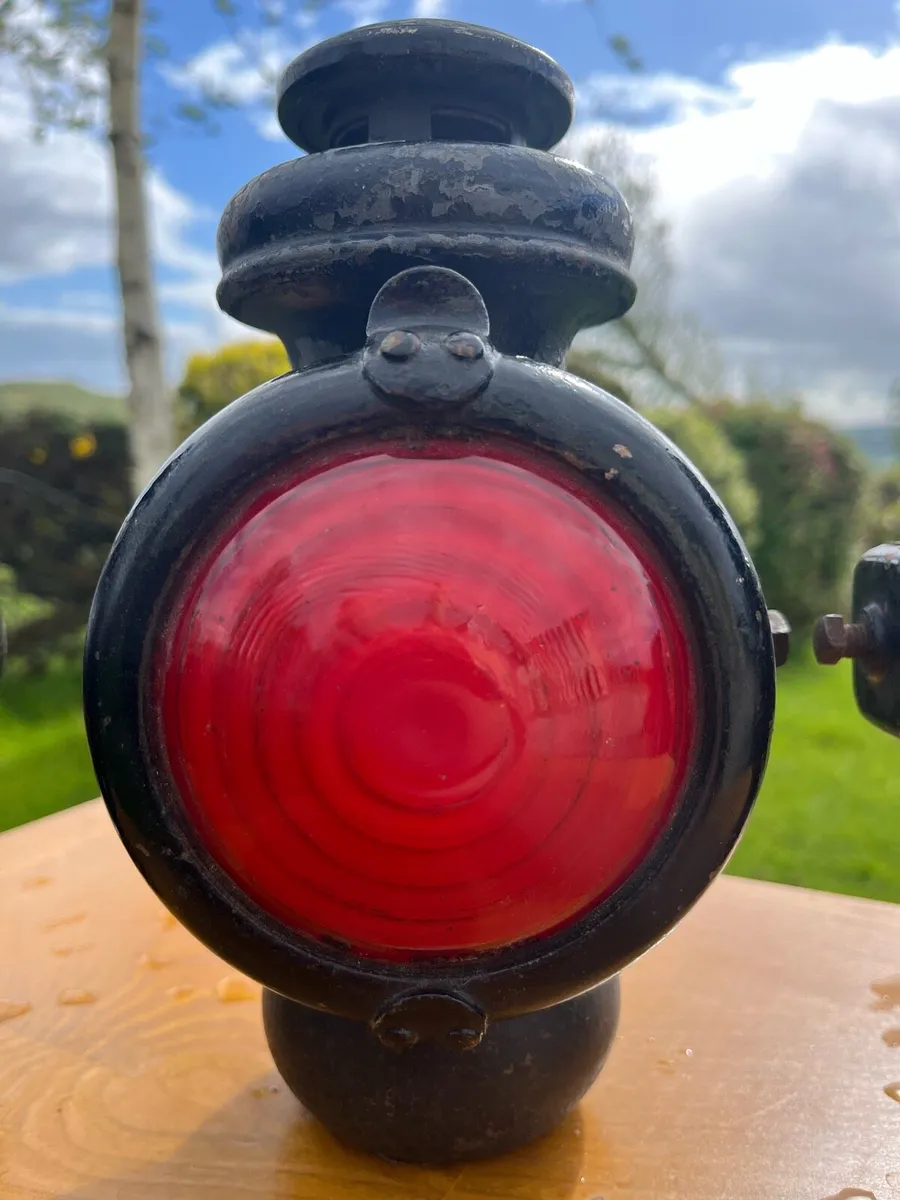 vintage Ford Model T kerosene tail lamps - Image 3