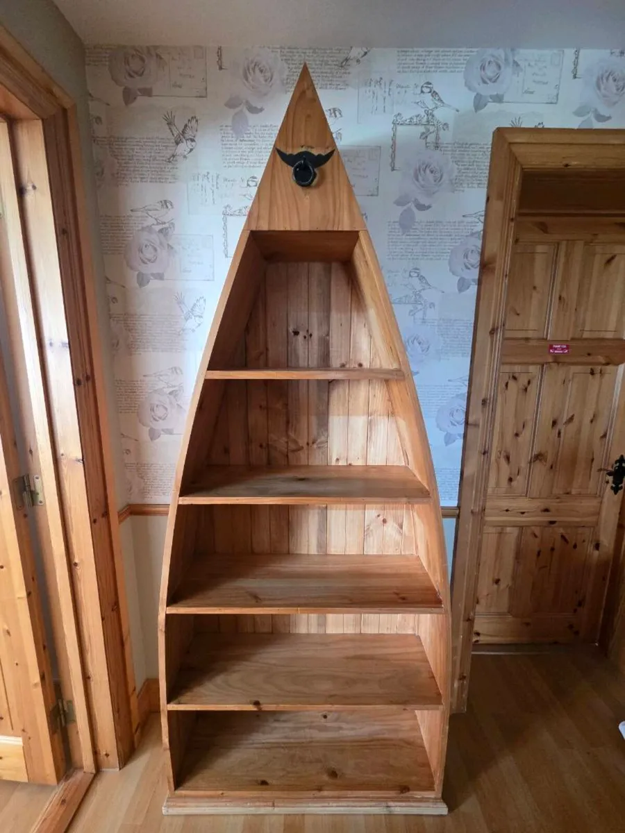 Boat Shaped Bookcase - Image 2