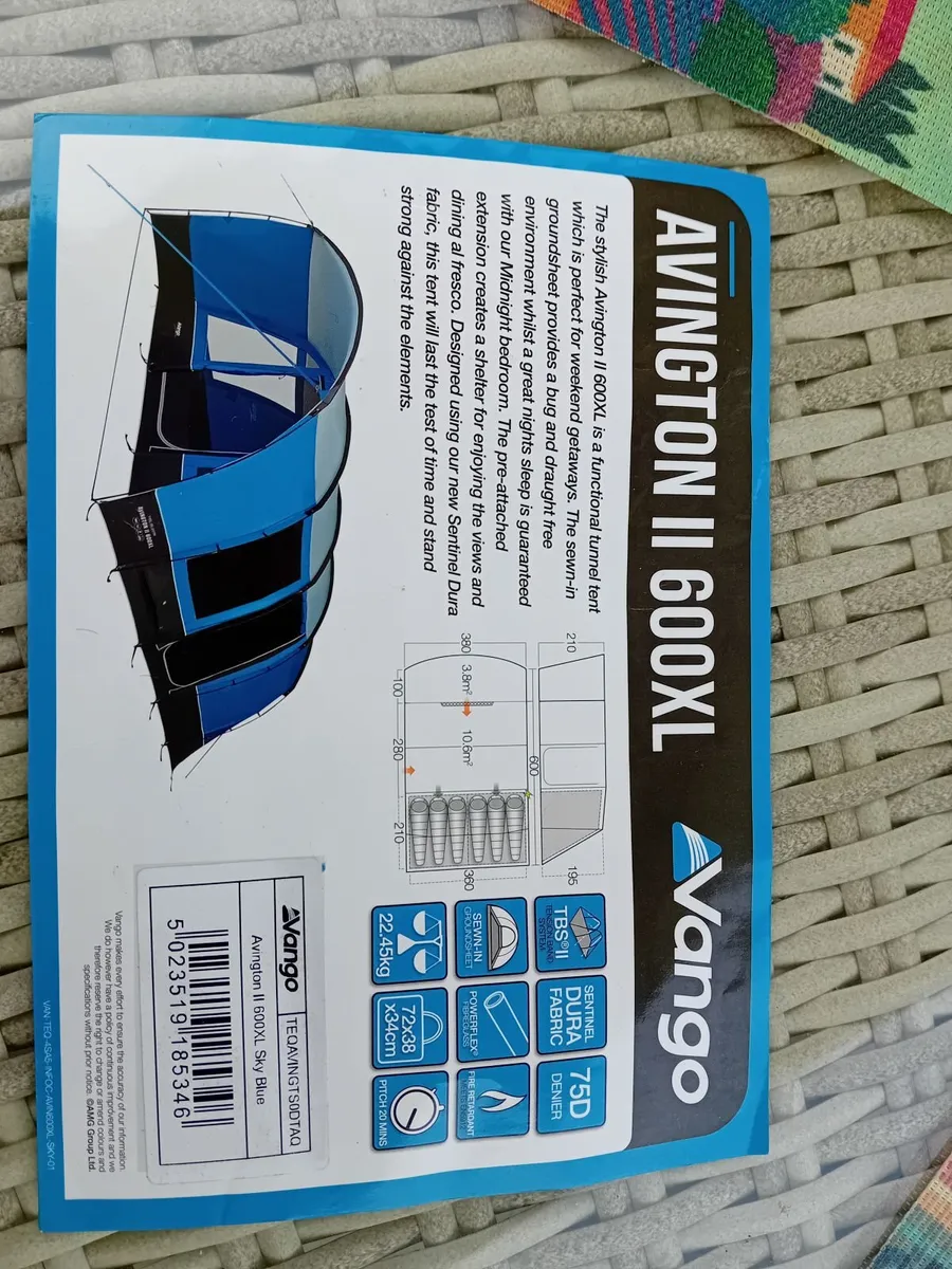 Vango Avington 11,      600XL  Tent - Image 2