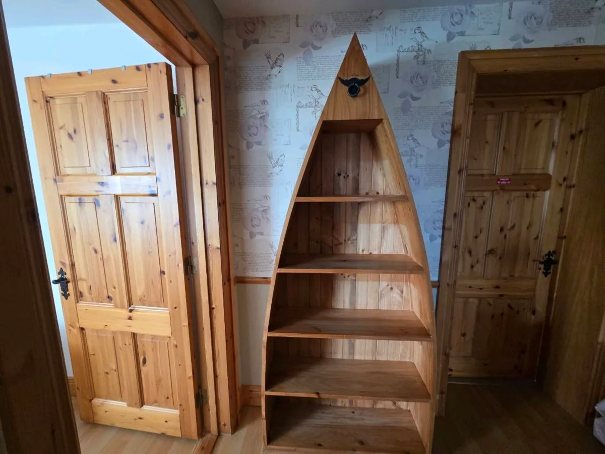 Boat Shaped Bookcase - Image 1