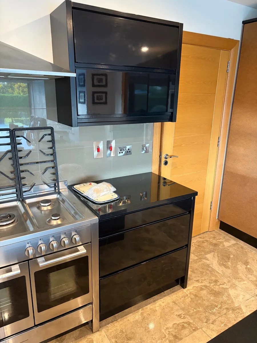 Kitchen doors black high gloss - Image 2