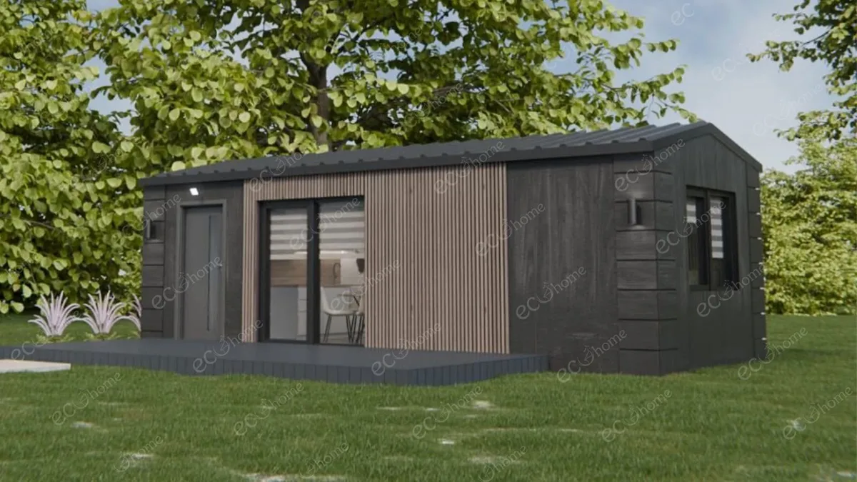 Ecohome Log Cabins 1 Bedroom Modular Home - Image 1