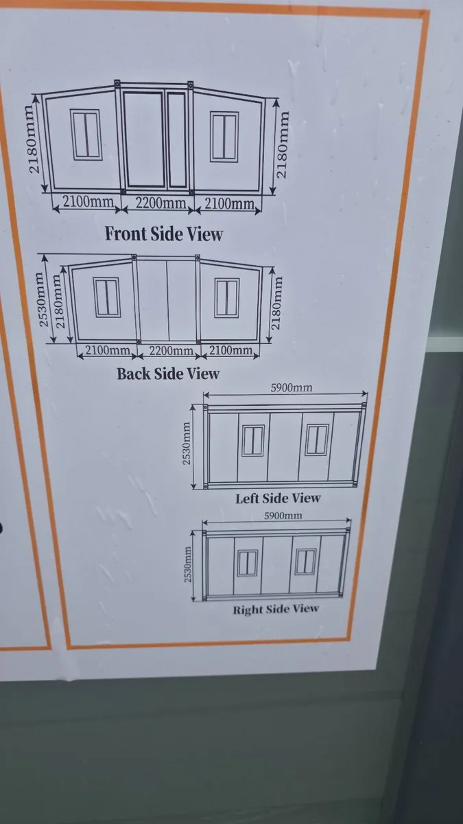 Two bed Expandable container house - Image 3