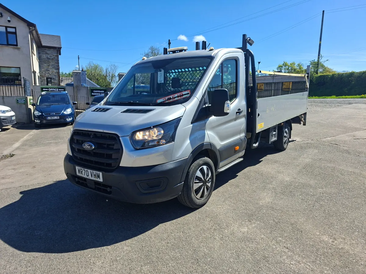 2021 TRANSIT 130 350 RWD 14FT DROPSIDE & TAILLIFT - Image 3