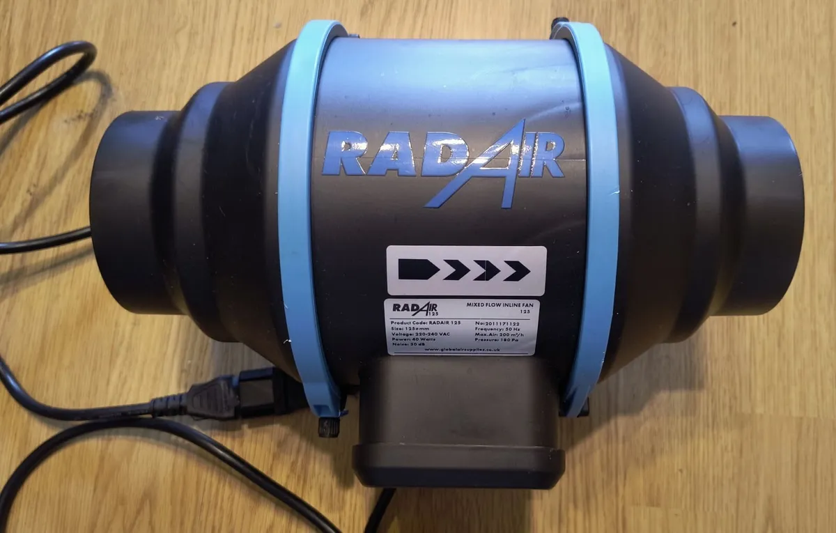 Mixed Flow Inline Fan. Fan Low Noise - Image 1