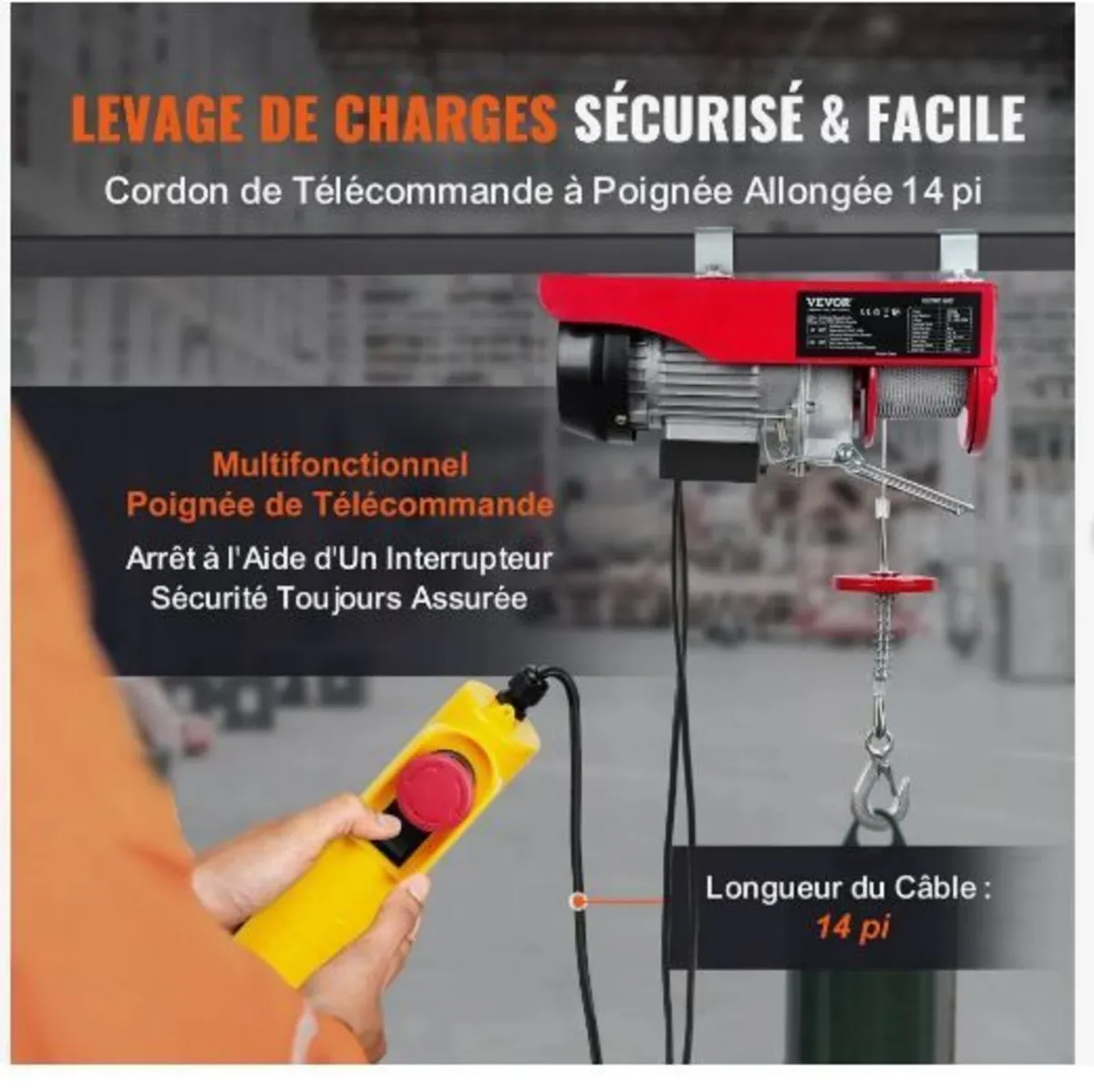 Electric Hoist, 249.5 kg Lifting Capacity - Image 4