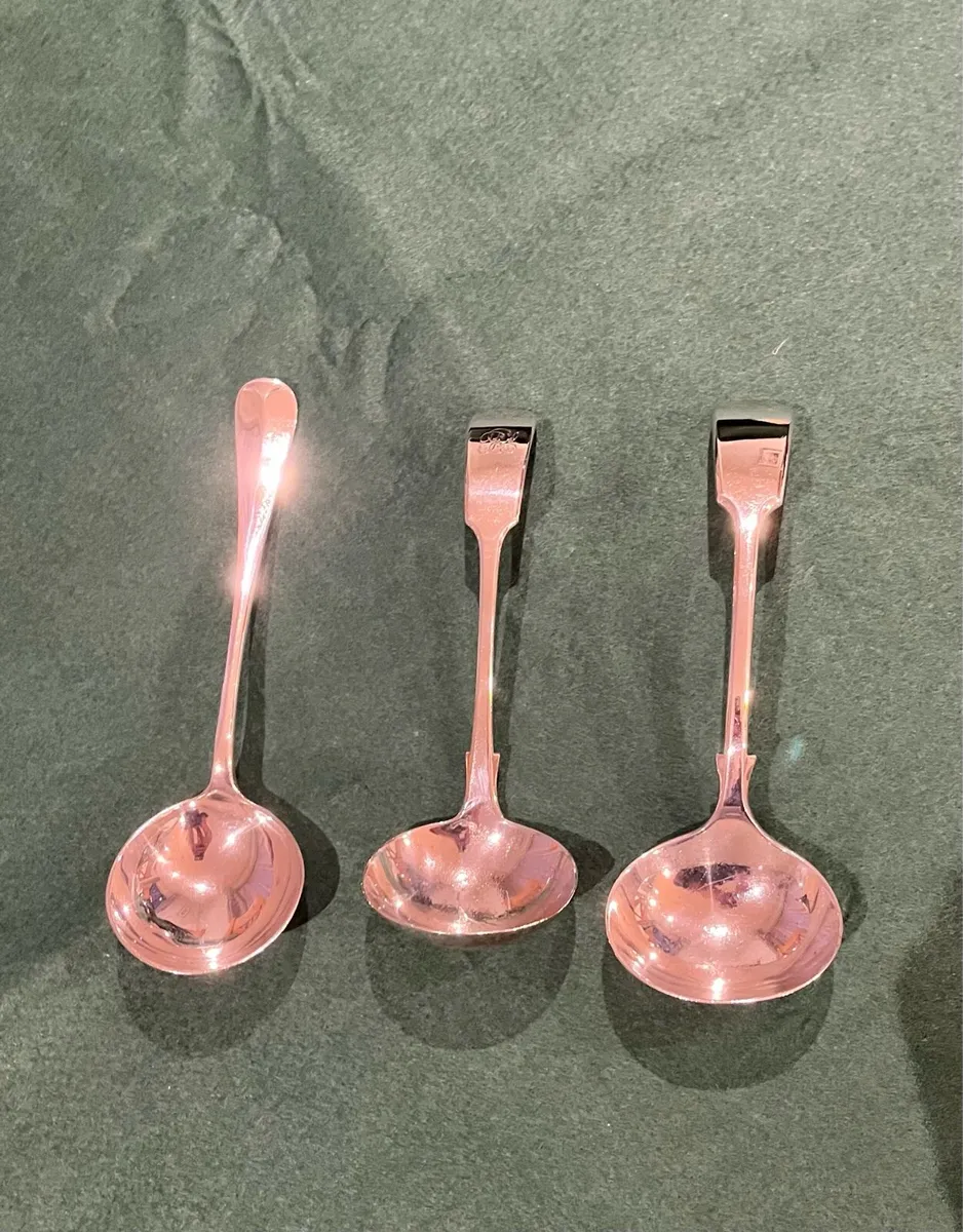 Antique Ladel Spoons x3 - Image 2