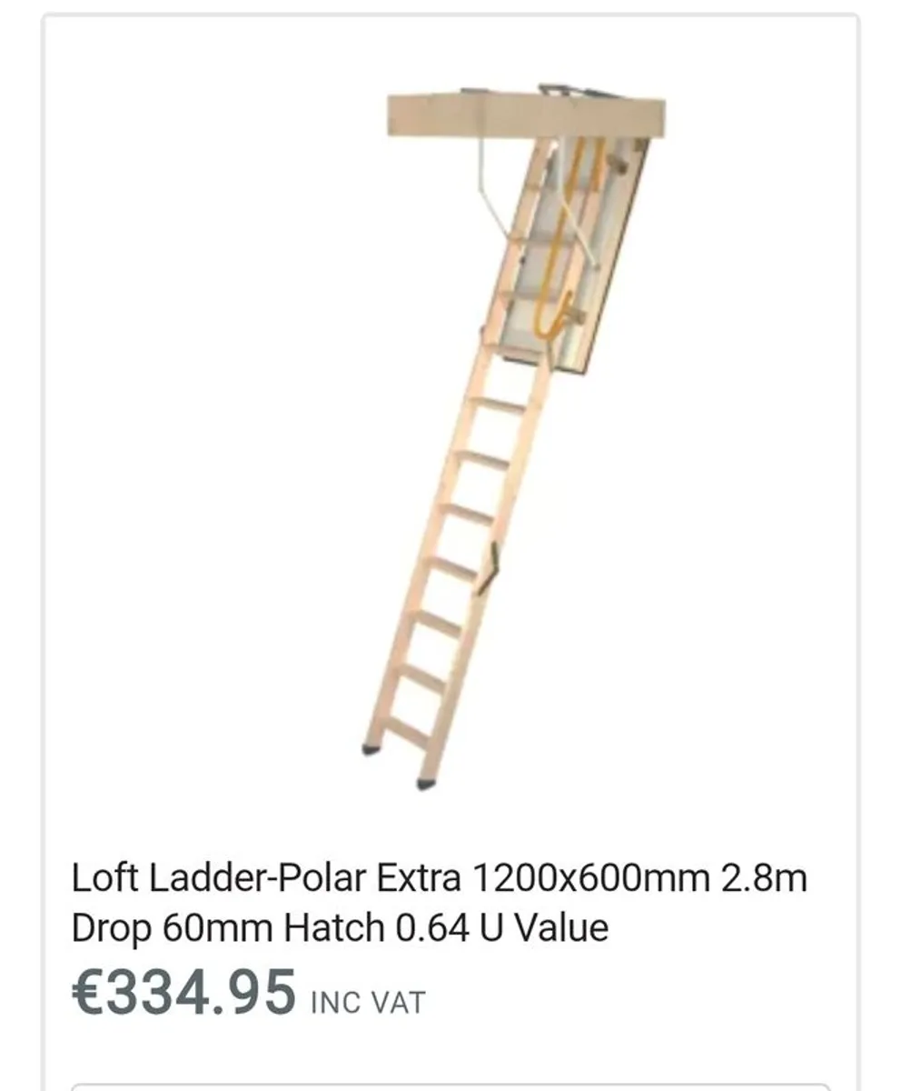 insulated loft ladder - Image 1
