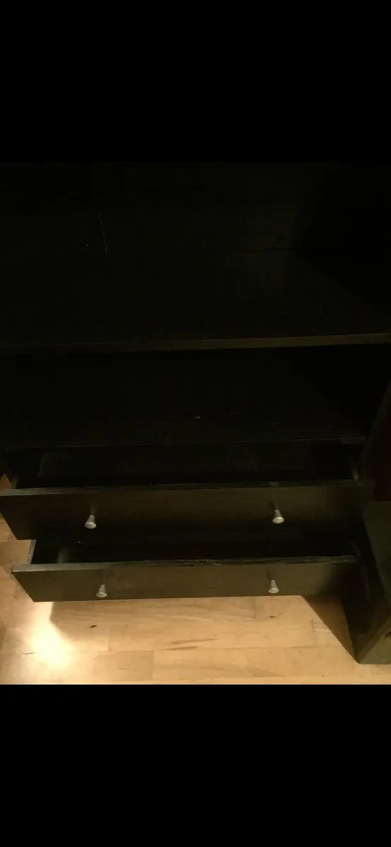 Black shelving units - Image 3