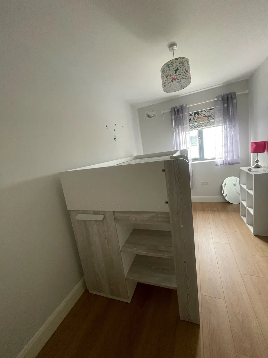 Kids bunkbed with storage +mattress - Image 3