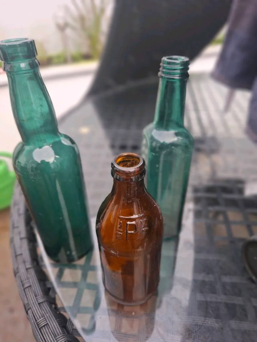Antique Collectible Bottles (x3) - Image 1