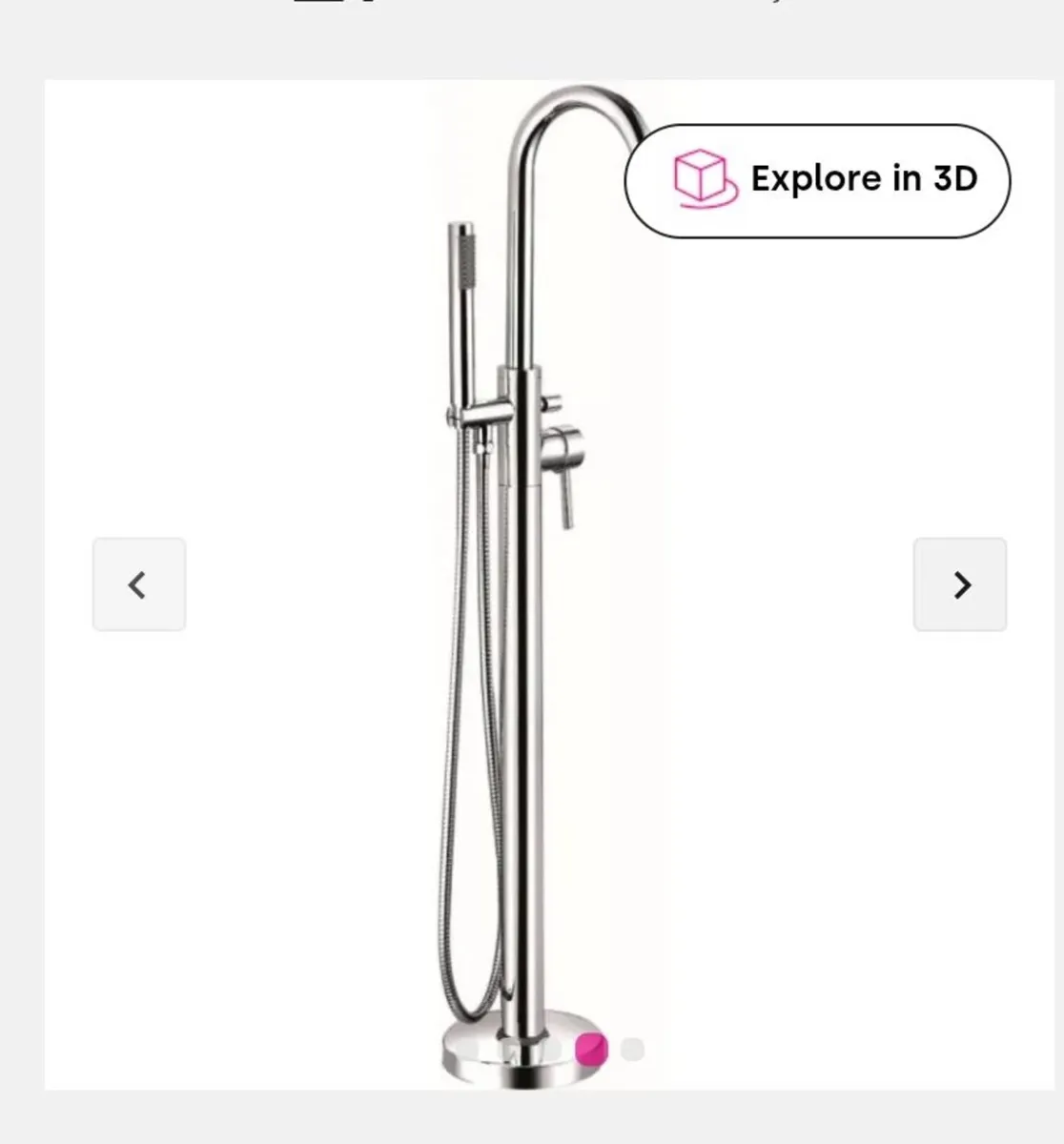 Mixer chrome Bath tap - Image 1