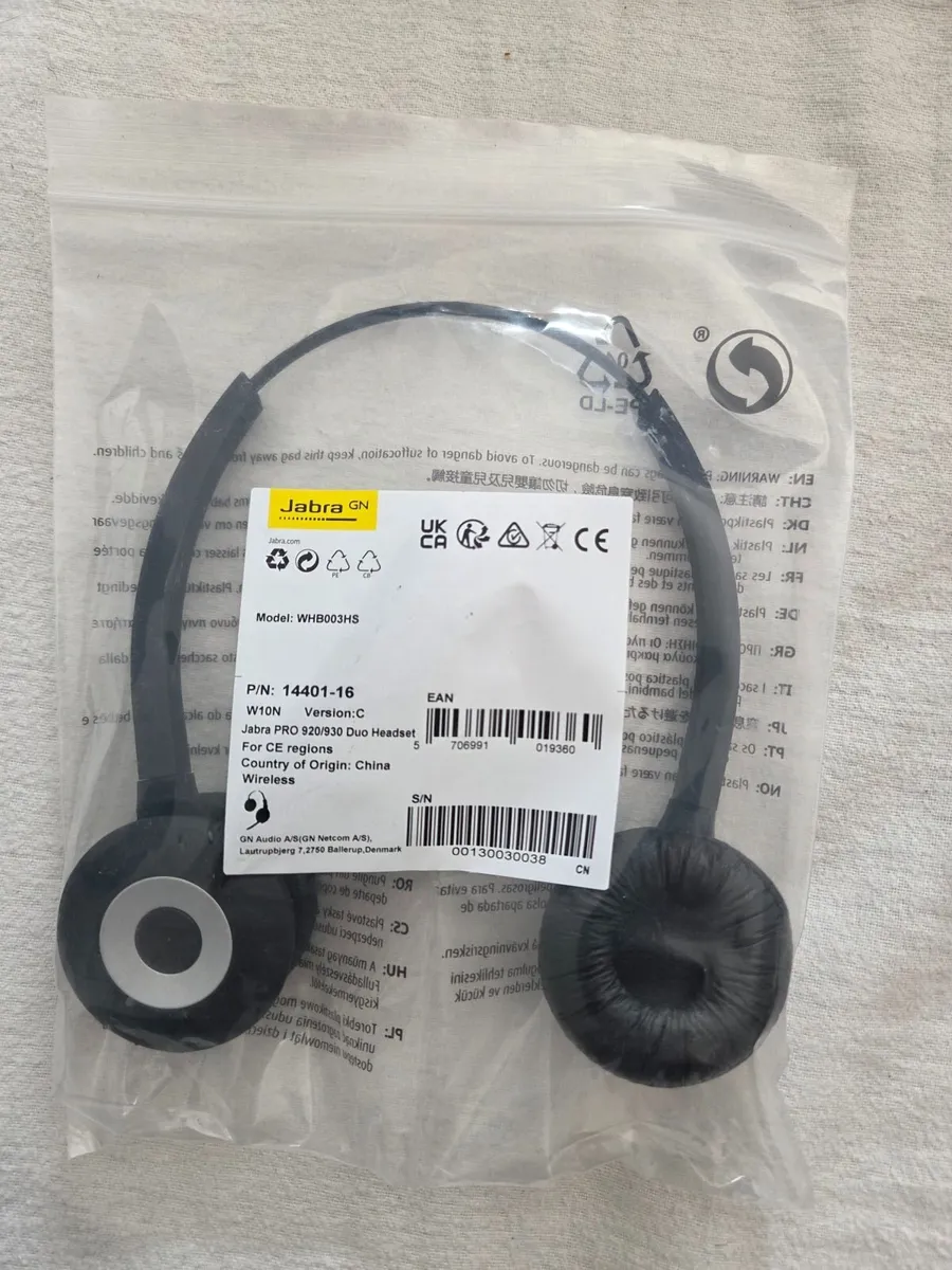 Jabra Pro 920/930 Duo Headset (14401-16) - Image 1