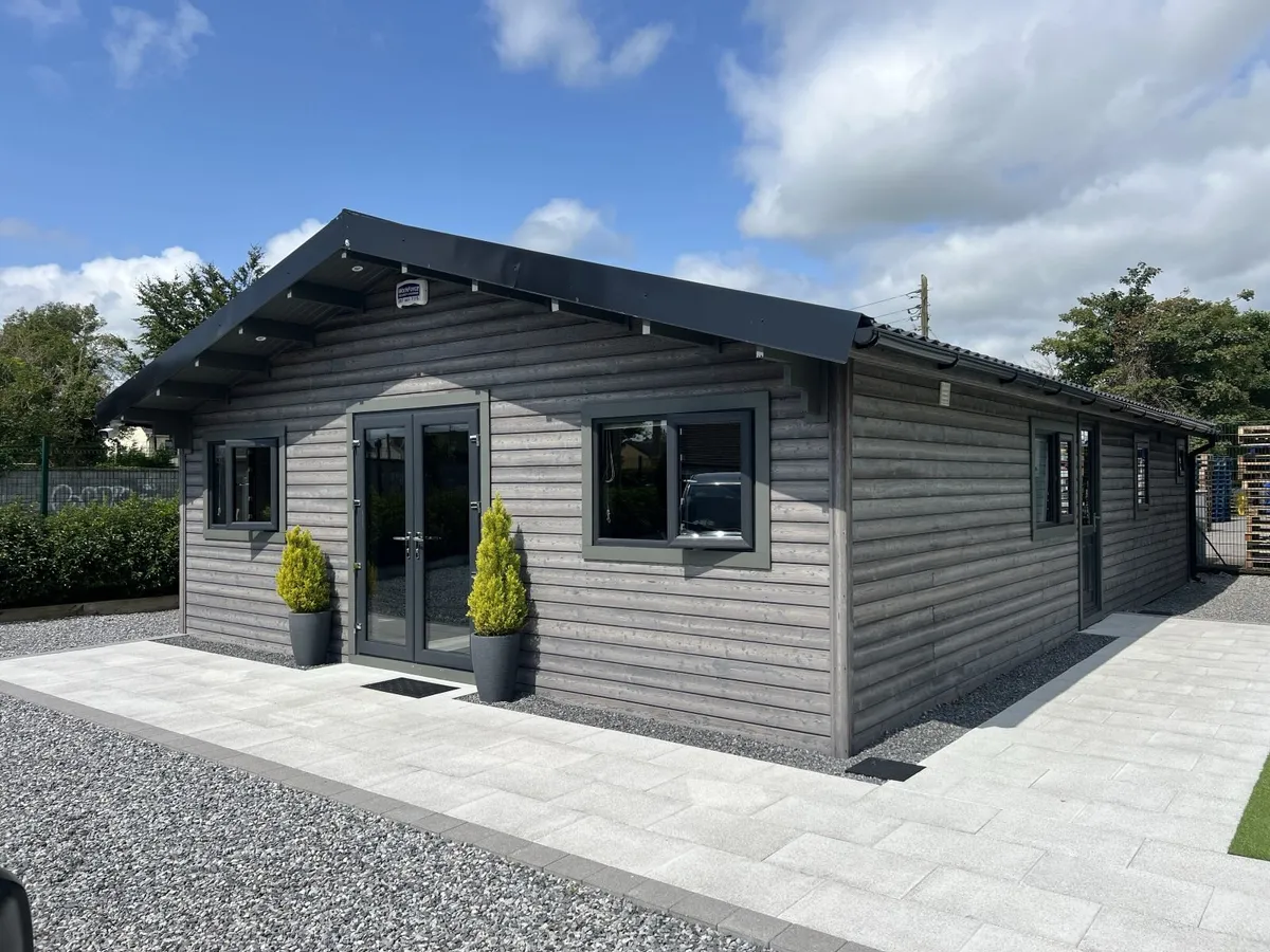 Ecohome Log Cabins 3 Bed B 7.5m x 12m - Image 1