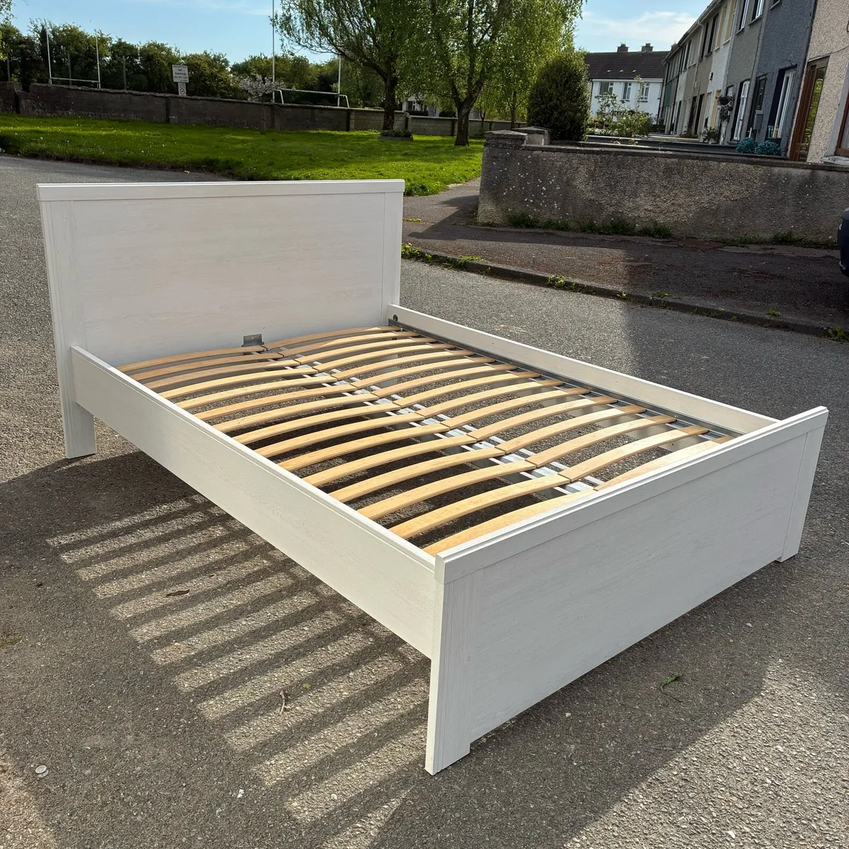 White Double Bed Frame - Image 2