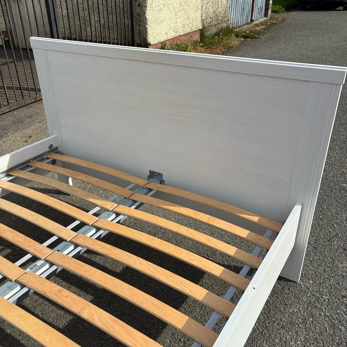 White Double Bed Frame - Image 4