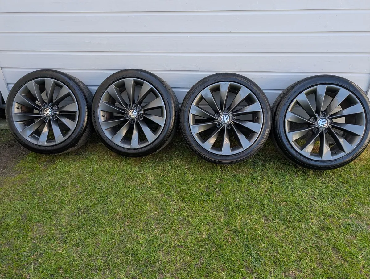 R18 5X112 genuine VOLKSWAGEN SCIROCCOS wheels - Image 1