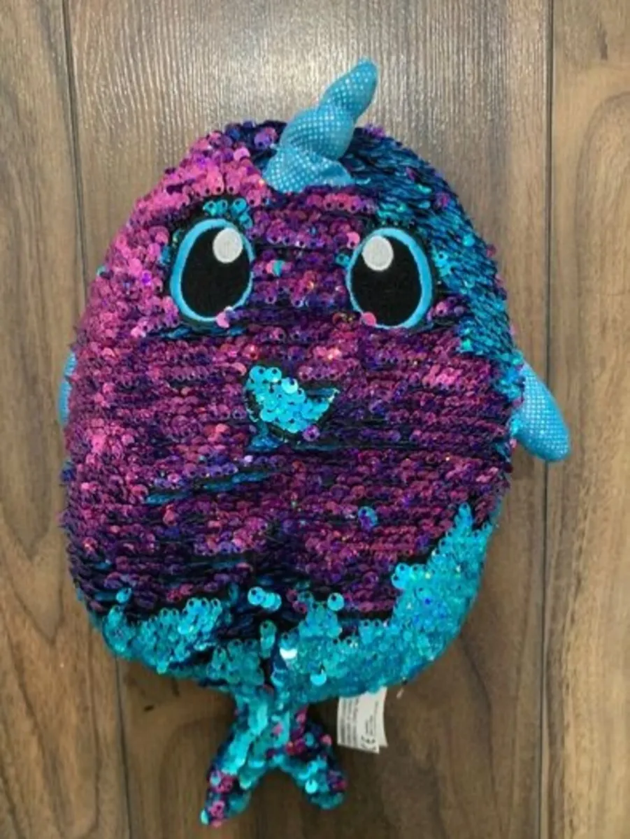 Sequinned Shimmeez Soft Toy  Shimmeez Arlo the Nar - Image 3