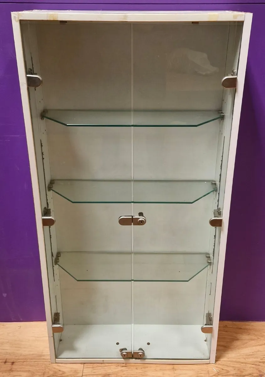 Retail Lockable Glass Display Cabinet - Image 1