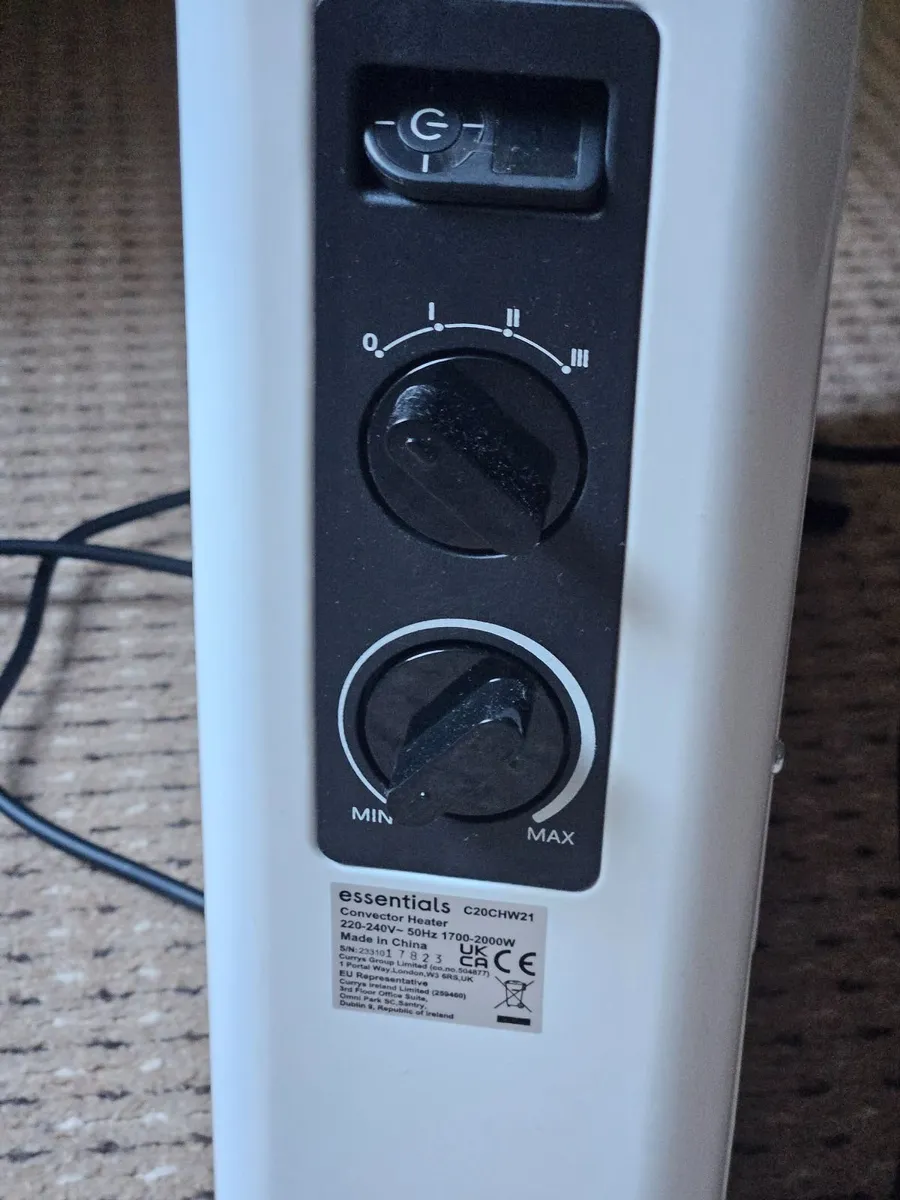 Essentials C20CHW21 Portable Convector Heater - Image 2