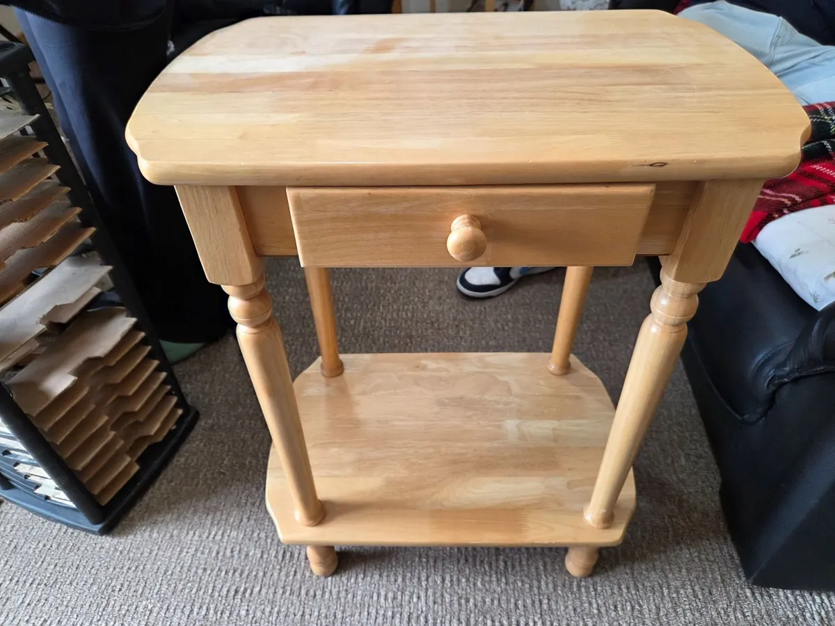 Wooden Side Table - Image 1