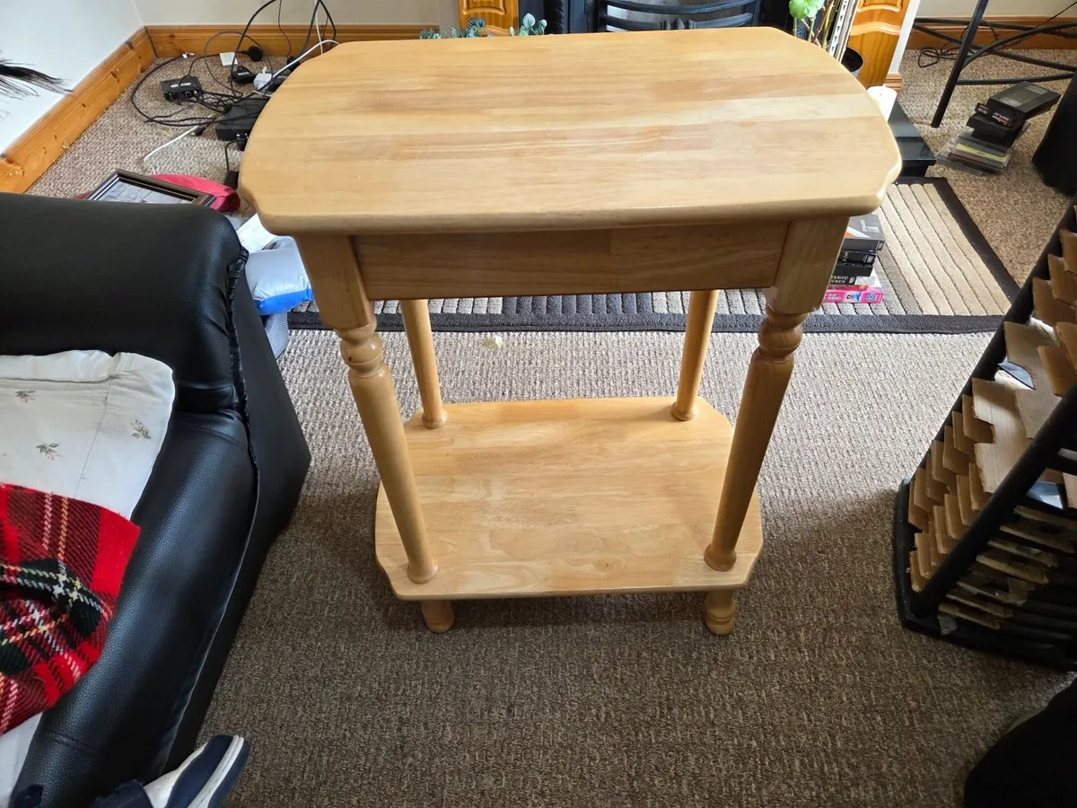 Wooden Side Table - Image 2