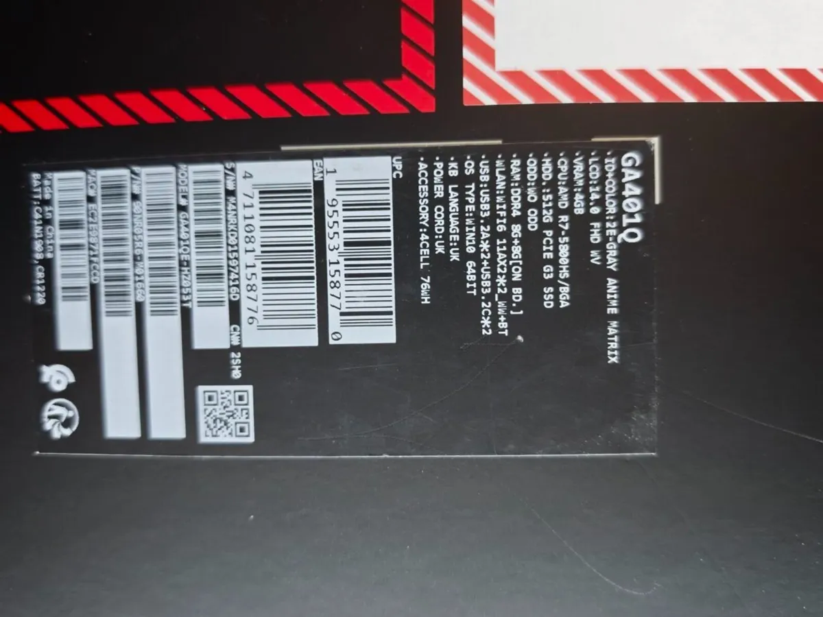 ASUS ROG Zephyrus G14 GA401QA-HZ053T - Image 2
