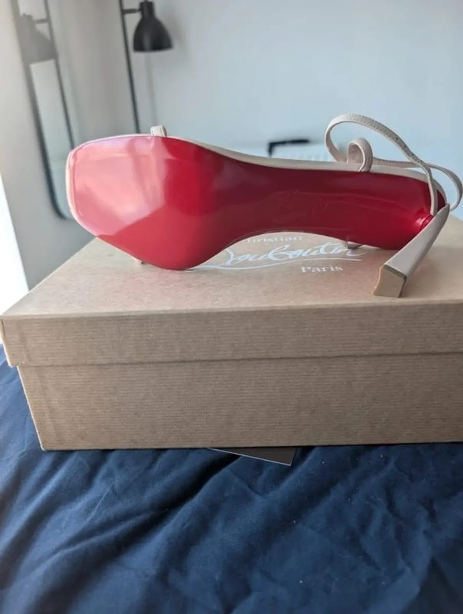 Christian Louboutin Condora 80mm Leather Sandals 85 - Size 42 - Image 2