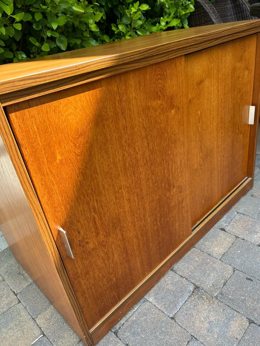 Mid century teak media cabinets x 2 sideboard - Image 2