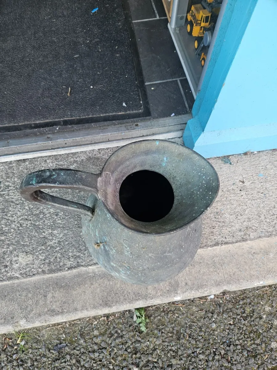 Vintage Antique Copper Jug - Image 3
