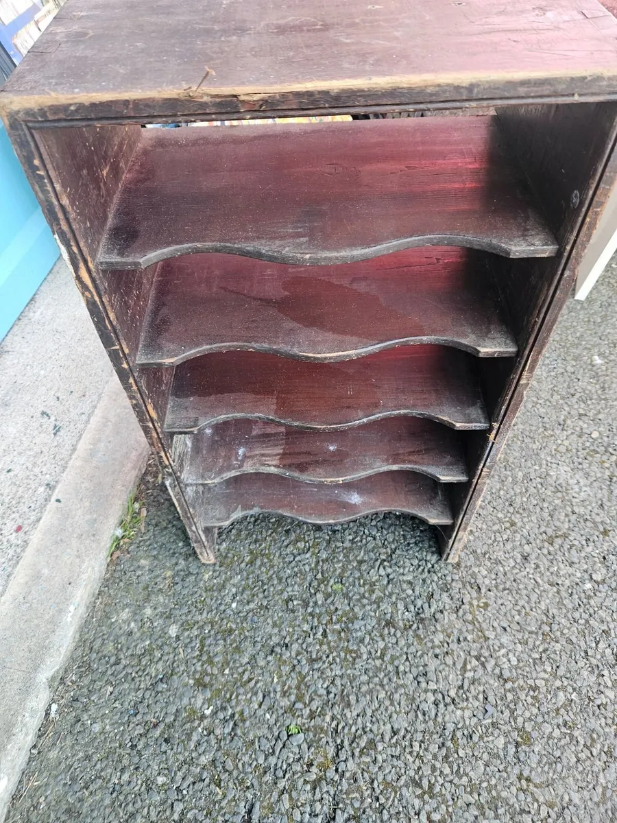 Vintage Antique Shelving Unit - Image 3
