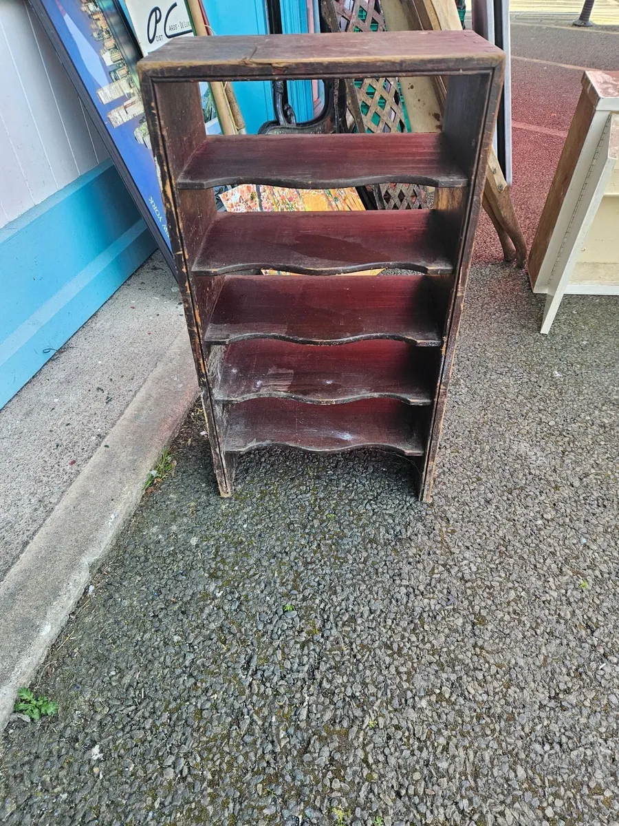Vintage Antique Shelving Unit - Image 4