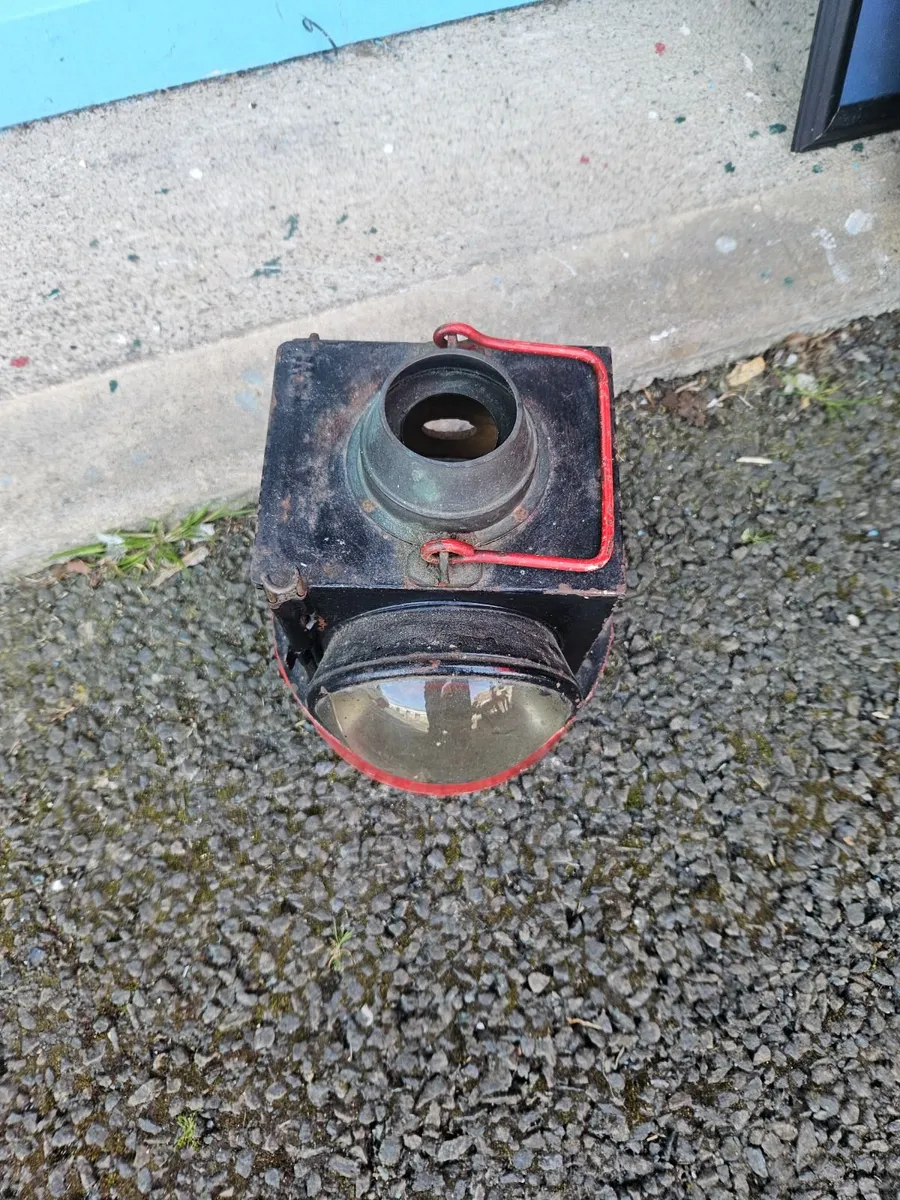 Vintage Railway Lamp - Image 4
