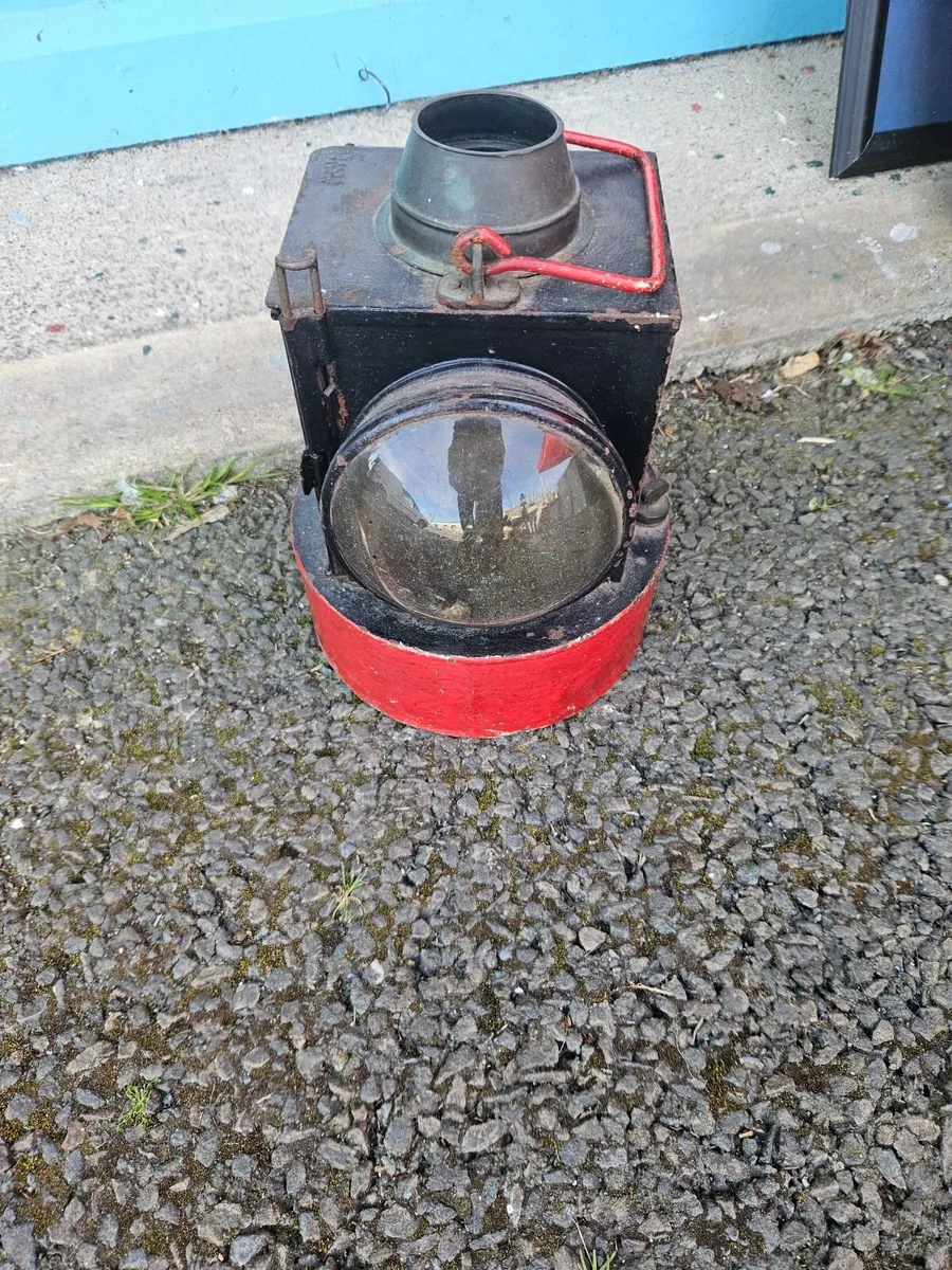 Vintage Railway Lamp - Image 1
