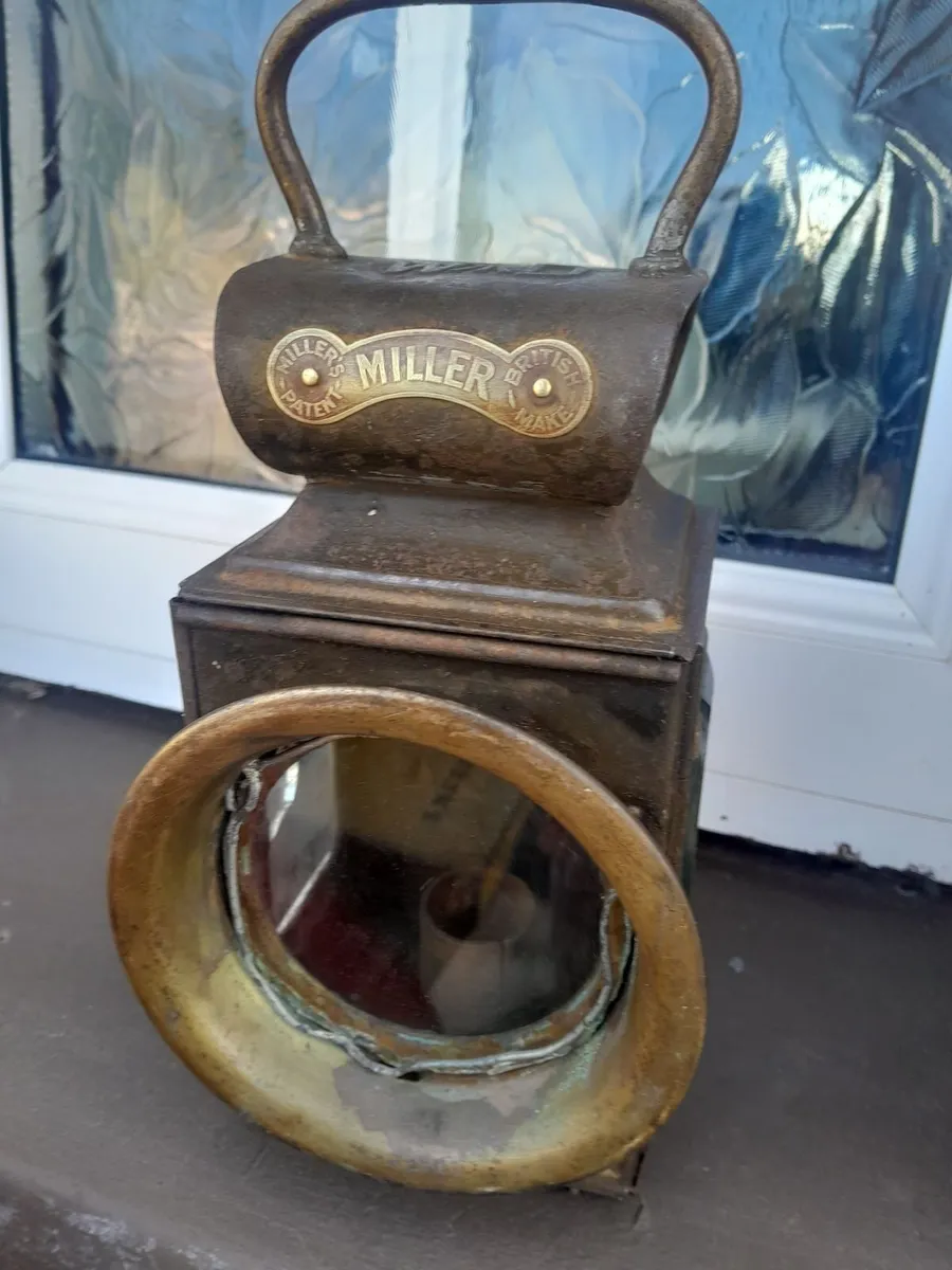 Vintage  miller trench lamp - Image 1